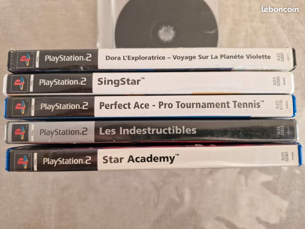 Lot de 5 jeux PS2 PLAYSTATION 2 - Jeux vidéo