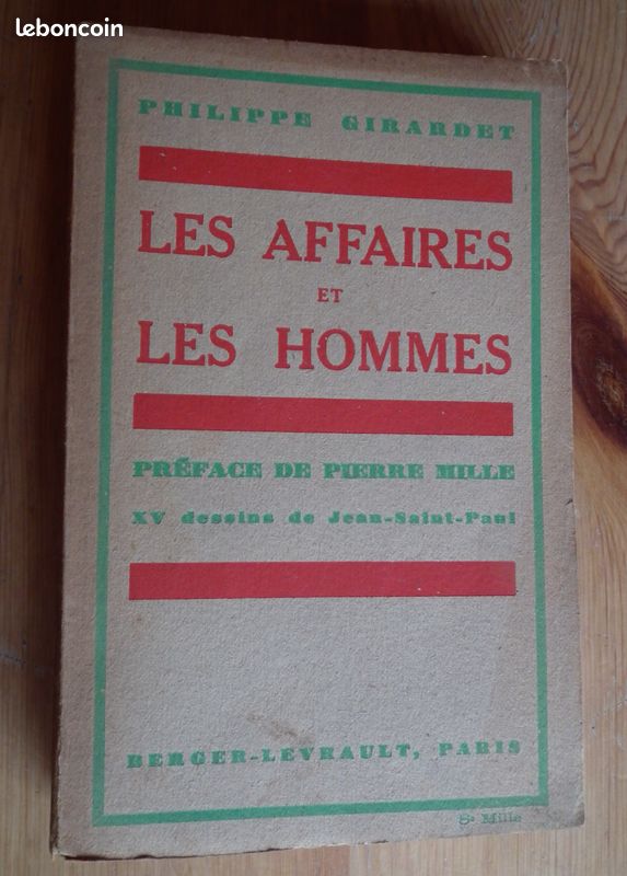 Les affaires et les hommes de Philippe Girardet. 1927 (image 1)