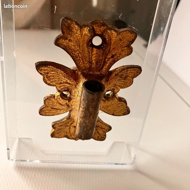 BOUGEOIRS ANCIENS, et accessoires, dont mouchette, éteignoirs pièces détachées etc (image 9)