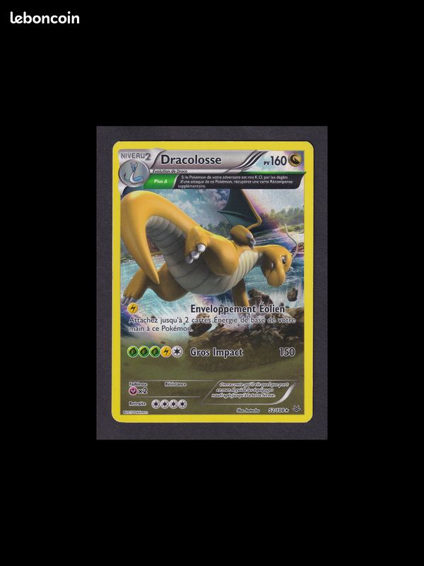 Carte Pokémon Dracolosse Reverse ROS 52 (image 1)