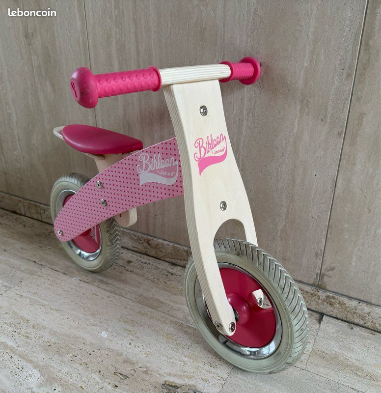 Draisienne en bois Nature personnalisable Janod