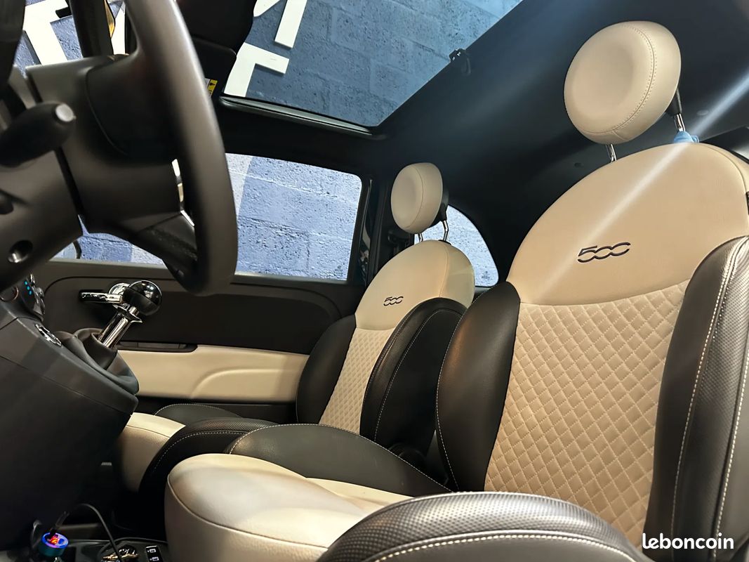 FIAT 500 1.0 Hybrid 70ch Dolcevita - 2022 - Toit Panoramique - Suivi complet - Carplay (image 12)