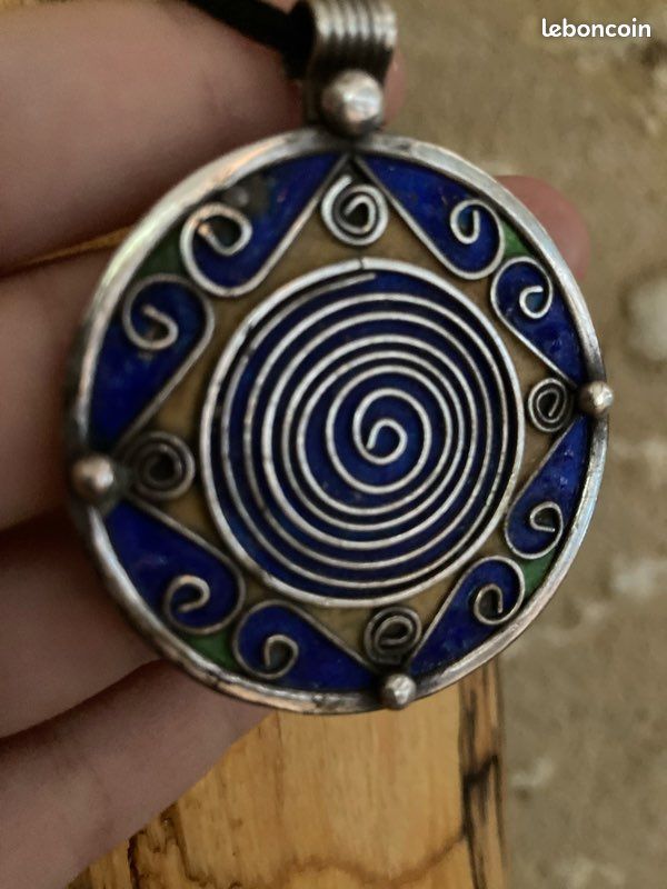 Talisman argent bijou berbère chamanisme (image 3)