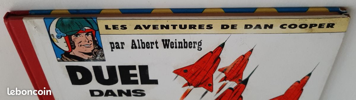 Belle BD Duel dans le ciel, Edition originale de 1962 (avec les pointsTintin) (image 10)