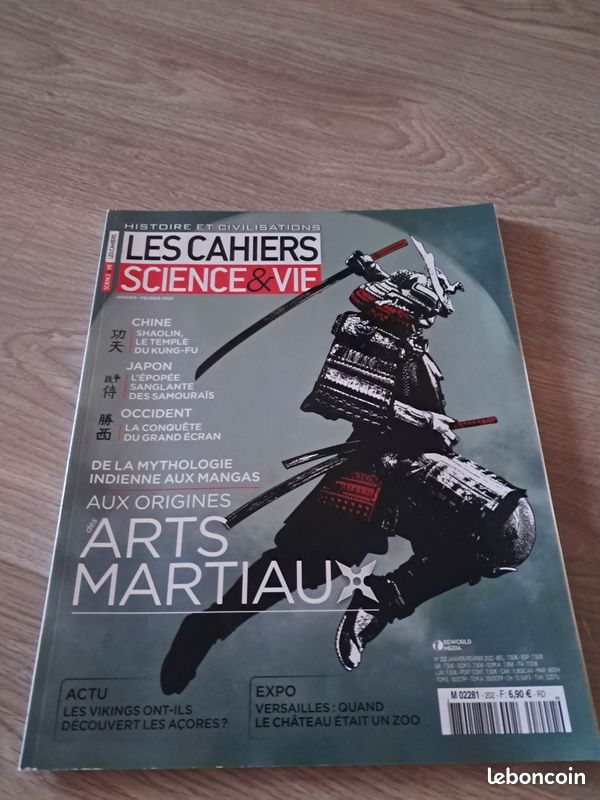Cahiers Science et vie Arts martiaux (image 1)