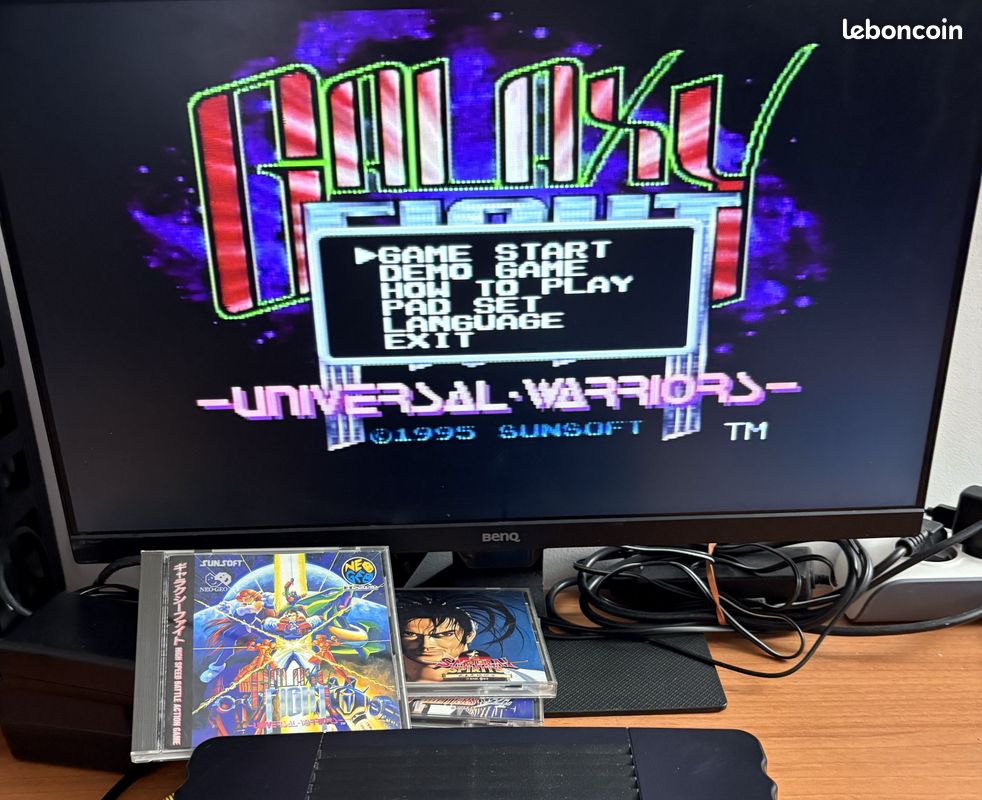 NeoGeo CD complete + 2 manettes + 4 jeux (image 20)