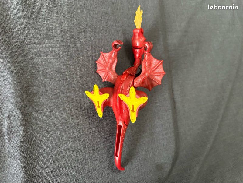 Playmobil 3327 - Chevalier et Dragon rouge - Jeux & Jouets