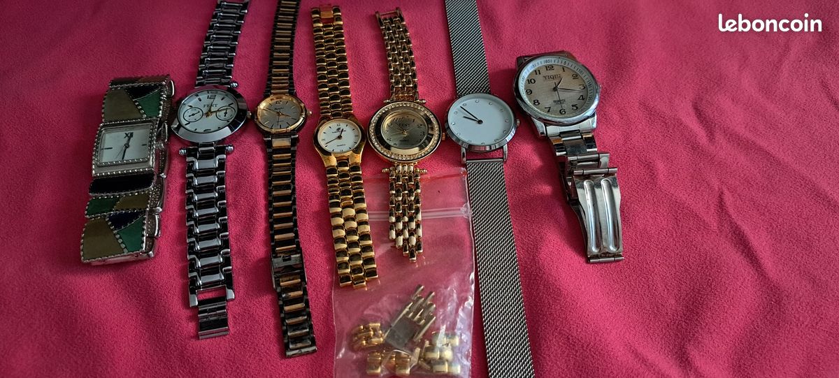 7 montres bracelet acier (image 1)