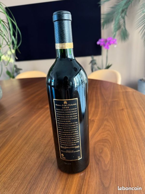 Château Mouton Rothschild 2000 – Premier Grand Cru Classé – Pauillac – 75 cl (image 2)
