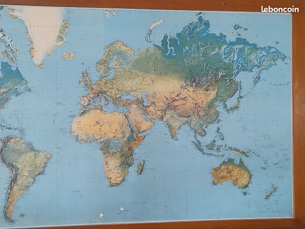 Carte mondiale Air France (image 3)