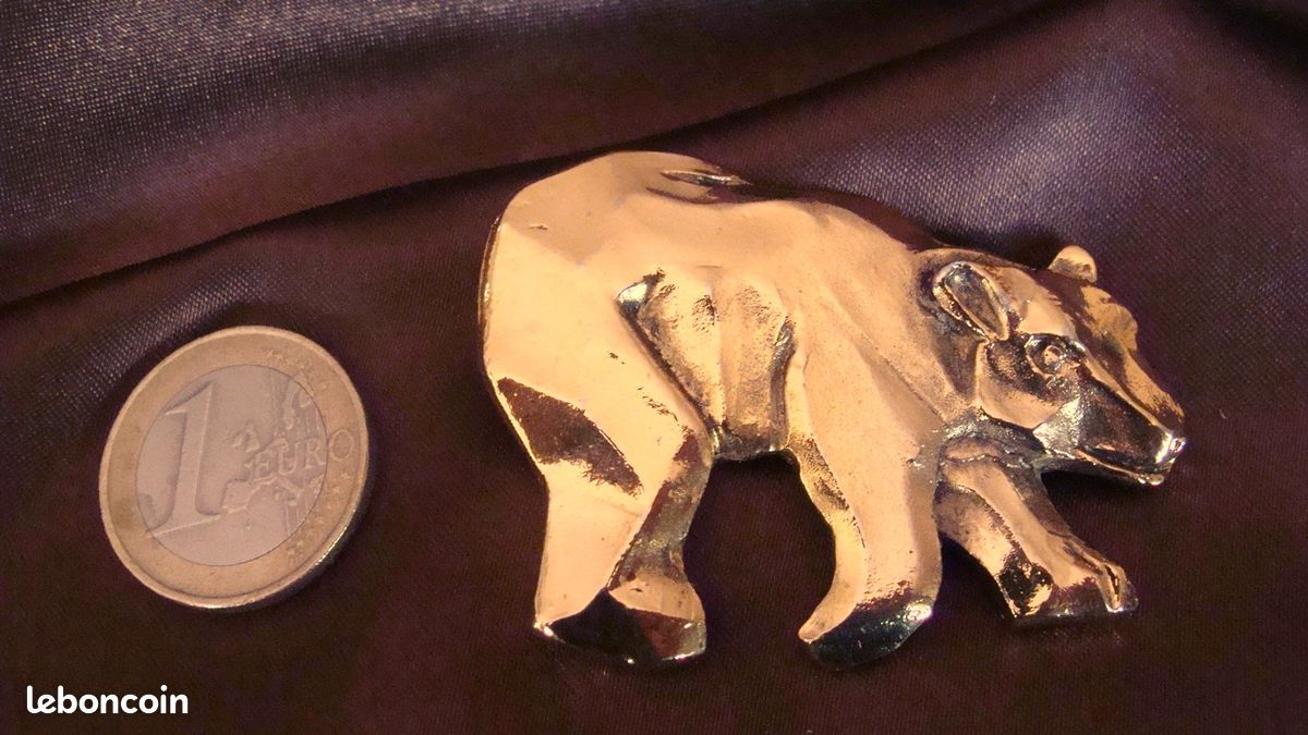 Broche Fantaisie Signée Jacky De G - En Résine Colorée, Vintage