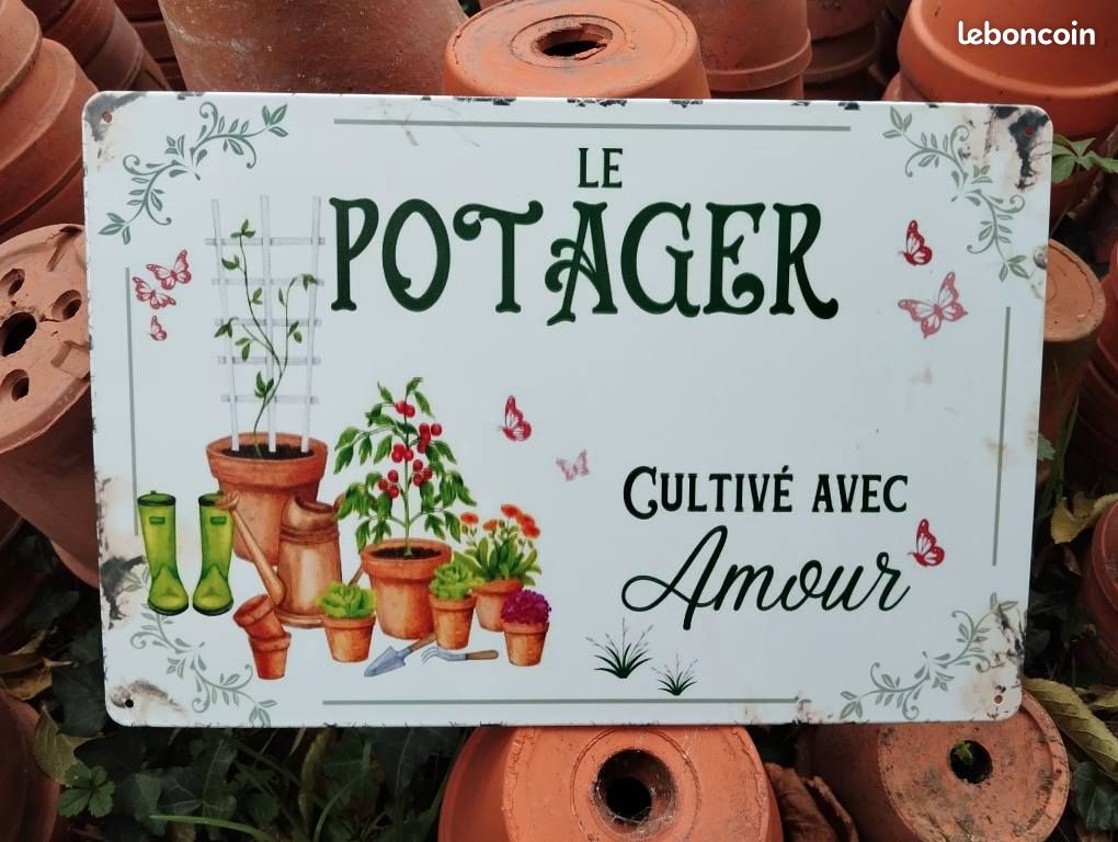 Panneau Décoratif Kaltner Style Shabby – 20x6 Cm – Inscription Florist – Pour Jardin Ou Intérieur