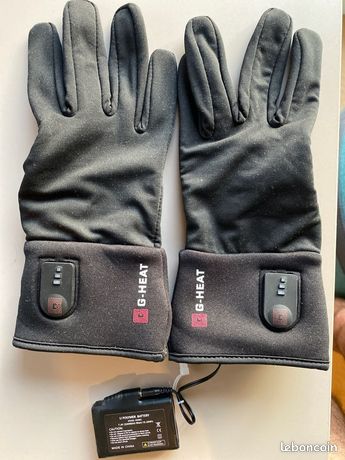 G-HEAT Sous-Gants Chauffants Ultra-Fins Tactiles - Mixtes, 6h D'Autonomie, Batterie Incluse