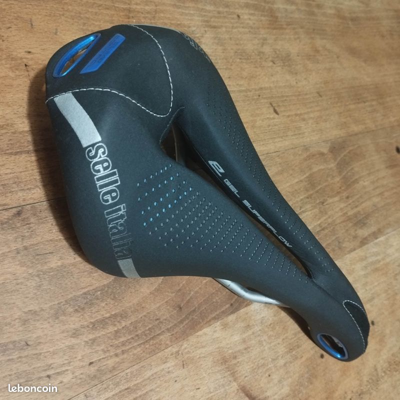 Selle Vélo De Route Selle Italia Max Flite Gel Superflow Titane Noir - Taille L3