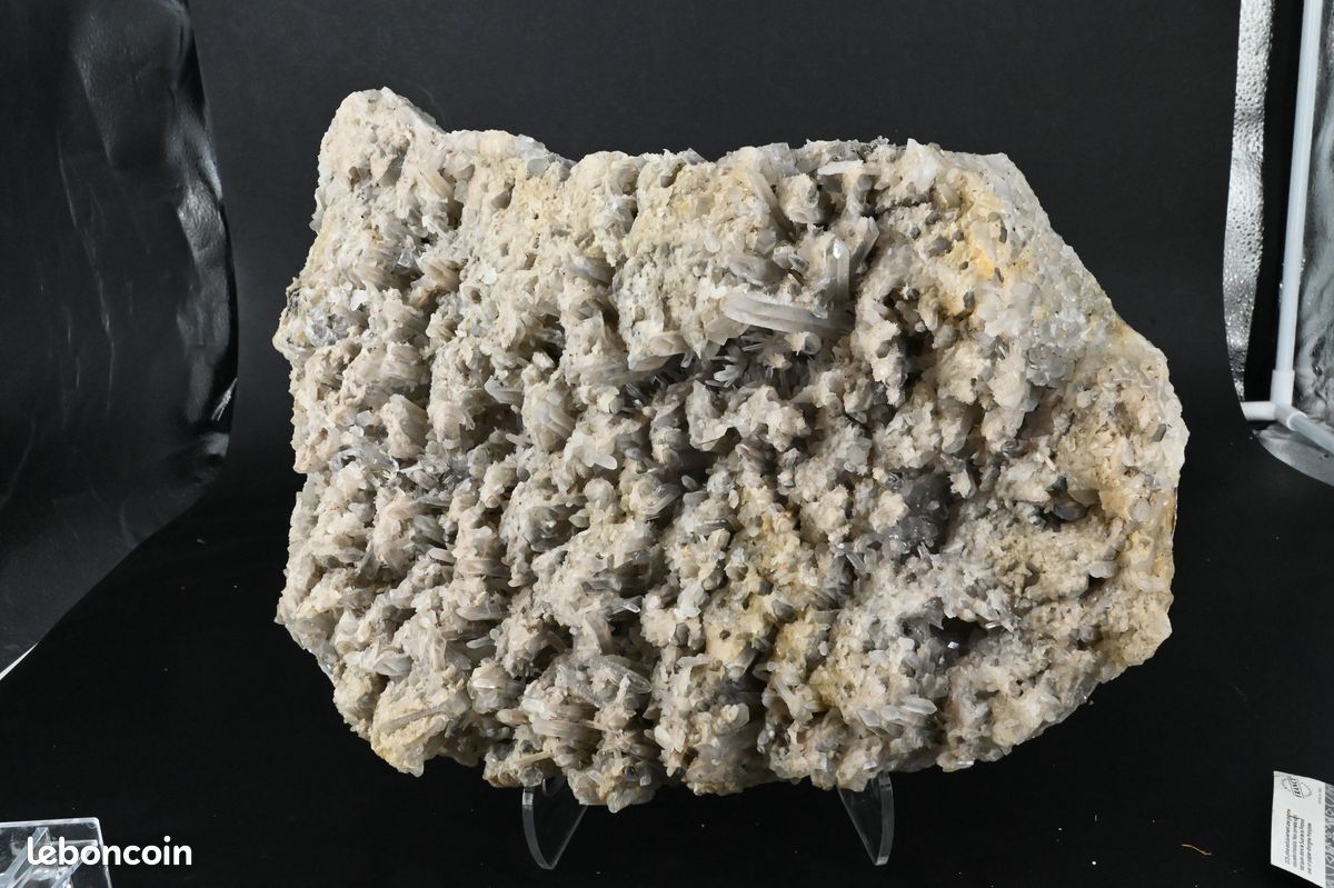 Amas de cristaux de Quartz Chamonix France 8,8 kg minérale Collection (image 4)
