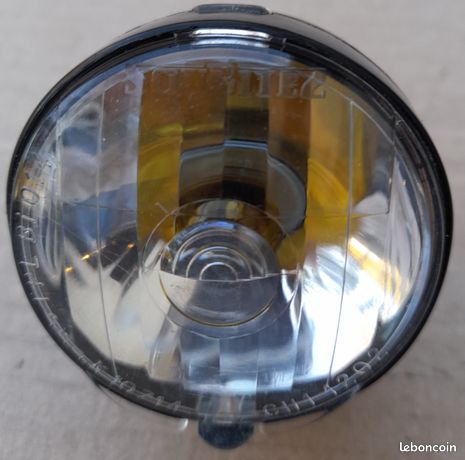 Phare avant UNION vélo ville Led rond noir
