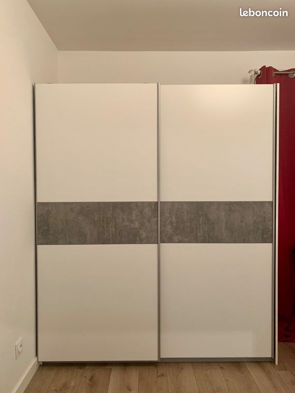 Armoire 2 portes coulissantes neuve (image 5)