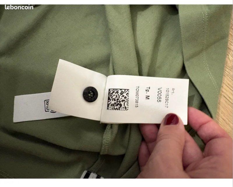 Polo kaki stone island M très bon état (image 10)