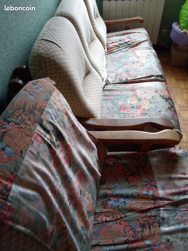 Canapé 3 places et fauteuil (image 1)