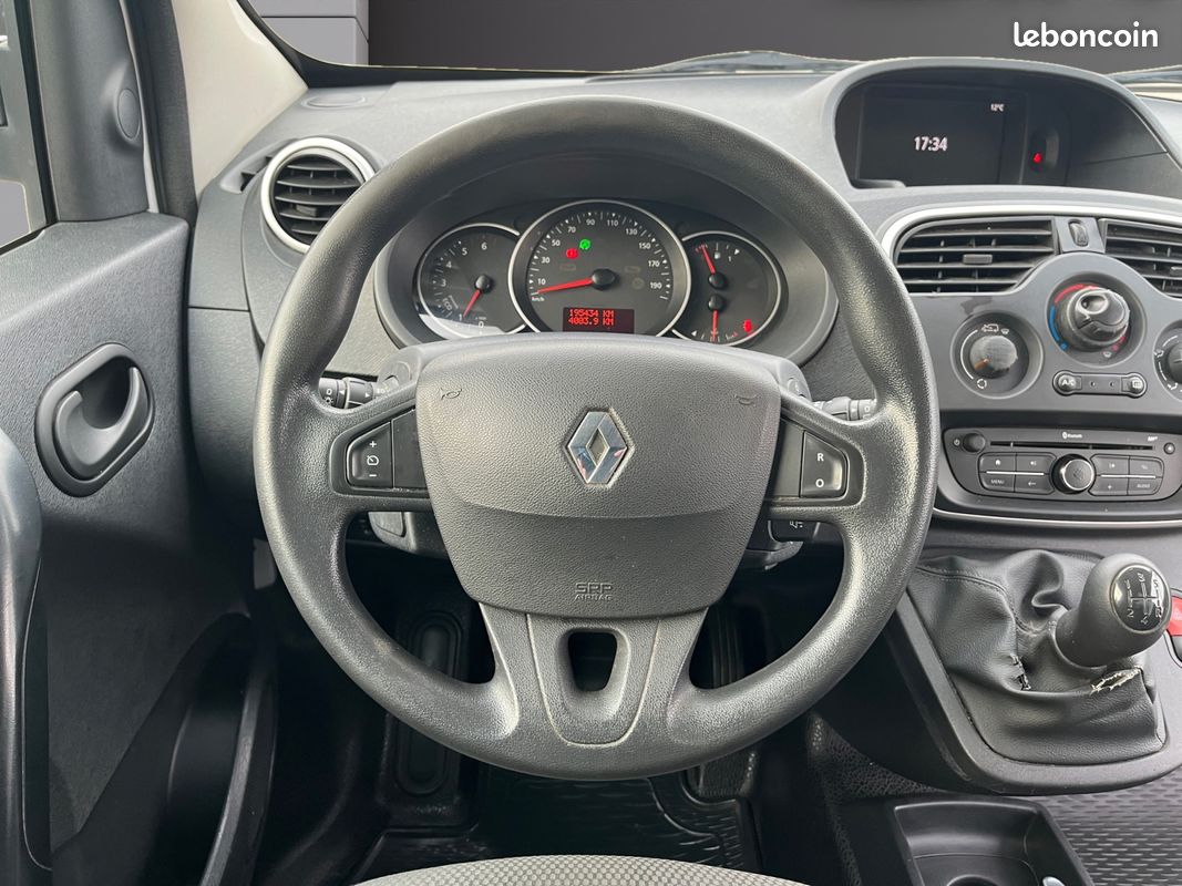 5816.67 HT RENAULT KANGOO II ENERGY E6 EXTRA R-LINK 1.5 DCI 90Ch Régul/Lim Radar arrière GPS Bluetooth Climatisation (image 12)