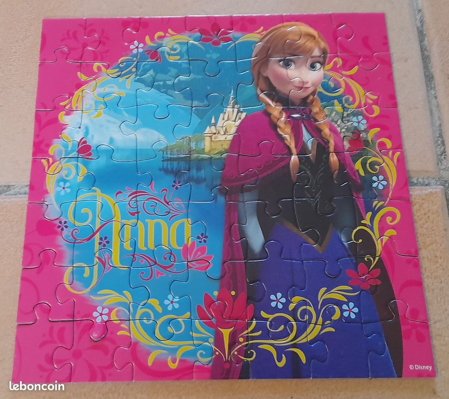 Puzzle Ravensburger _ La reine des neiges _ Elsa, Anna et Olaf _ 3 puzzles complet de 49 pièces (image 5)
