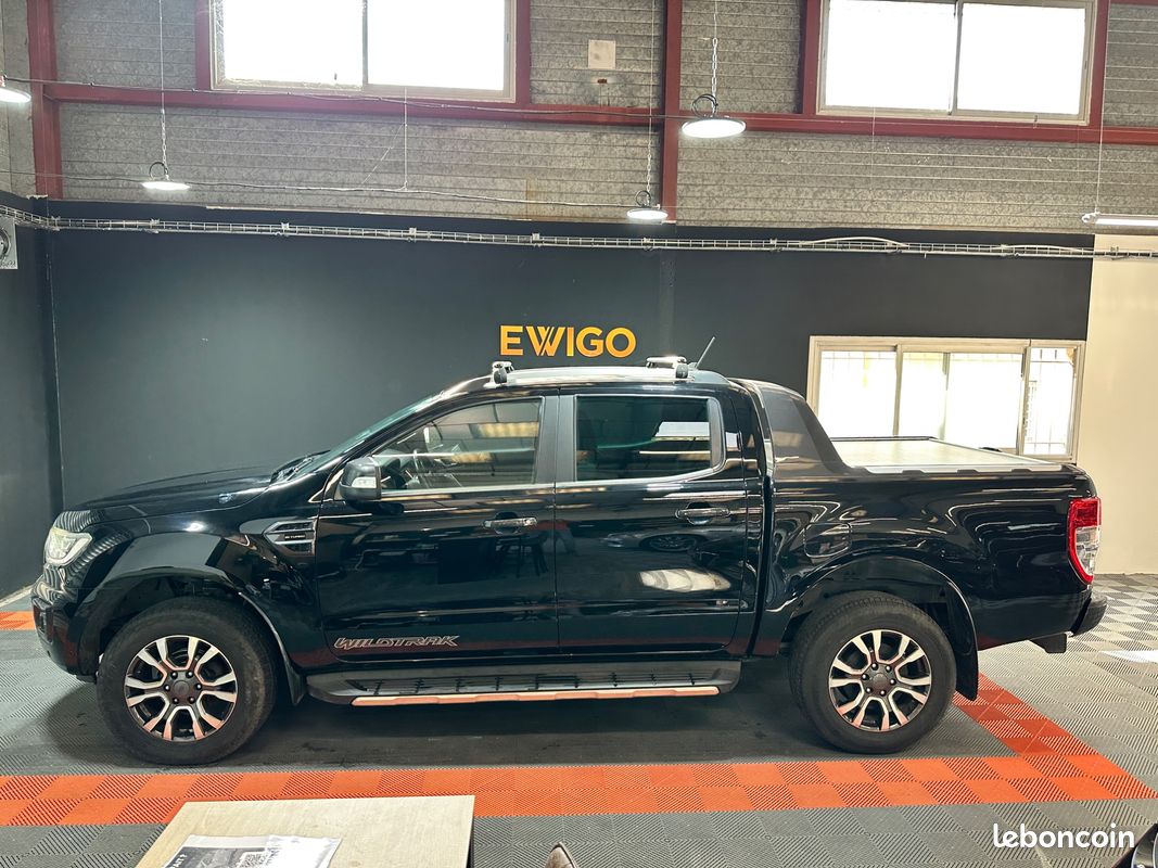 Ford ranger double cabine 2.0 tdci 215ch bva10 wildtrak 4x4 - carplay - attelage - camera de recul (image 14)