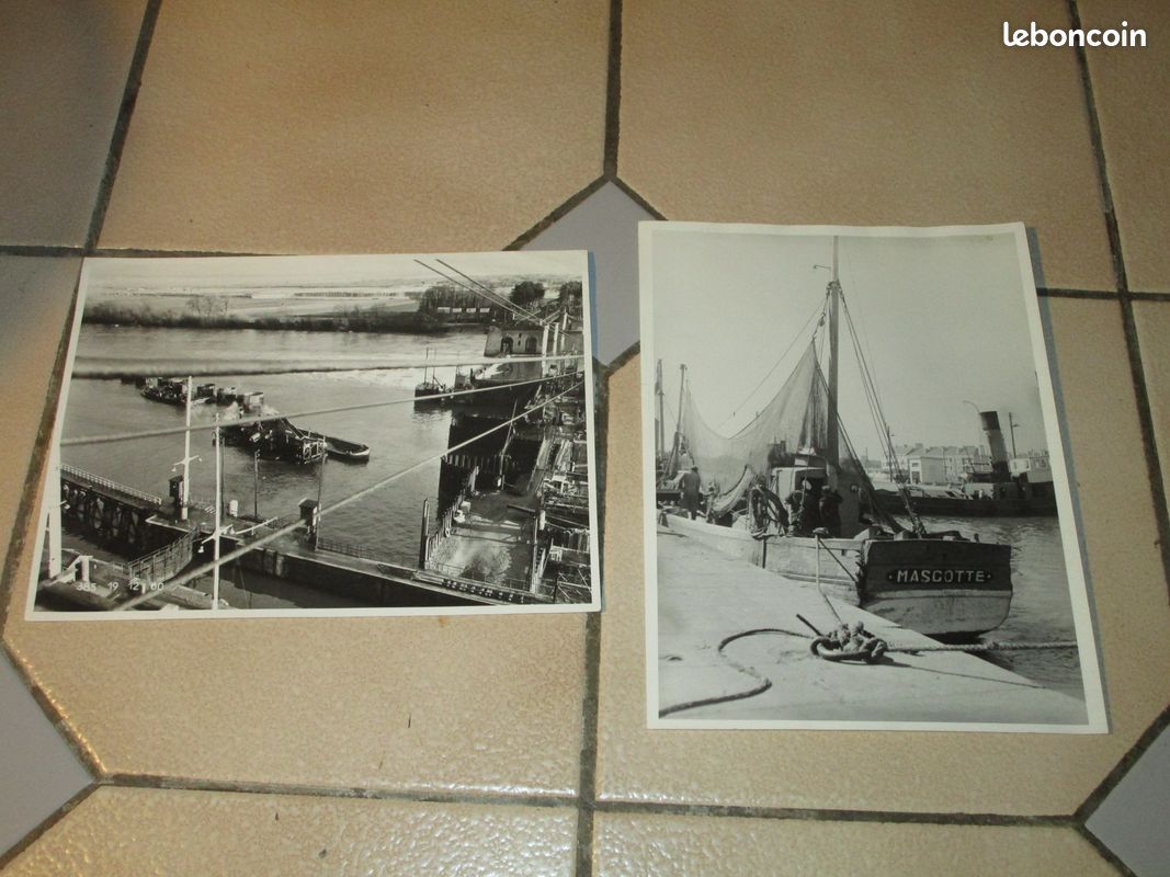 Vieilles photos a poses de drague sur la seine lot dss67 - Collection