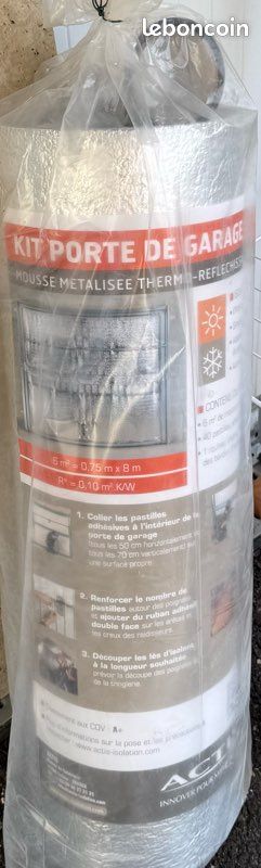 Kit isolant porte de garage 6m2 Actis (image 1)