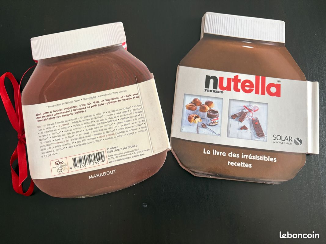 Lot de 2 livres de cuisine Nutella (image 2)