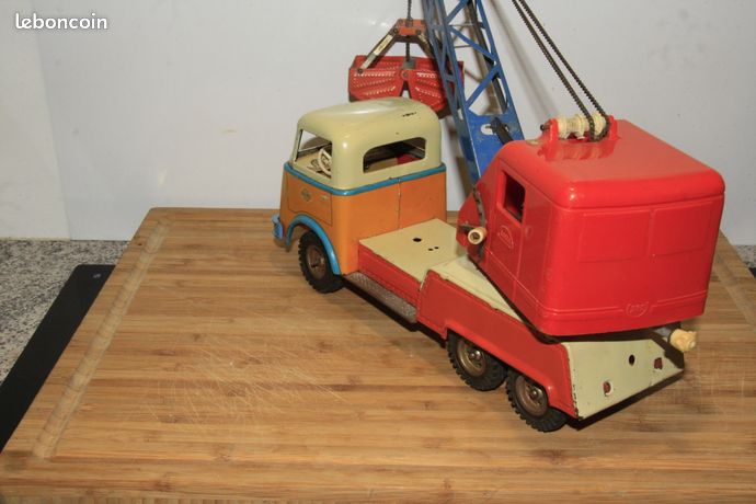 GRUE JOUSTRA - Jouet ancien - Jouet en tôle EUR 68,00 - FR
