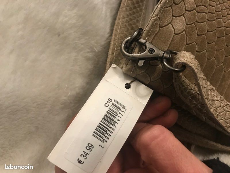 Sac bandoulière cuir cadeau Noël (image 7)
