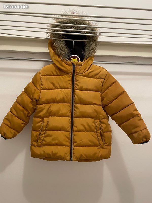 Okaïdi Doudoune Enfant Jaune Kiabi Manteau Jaune Garcon Doudoune