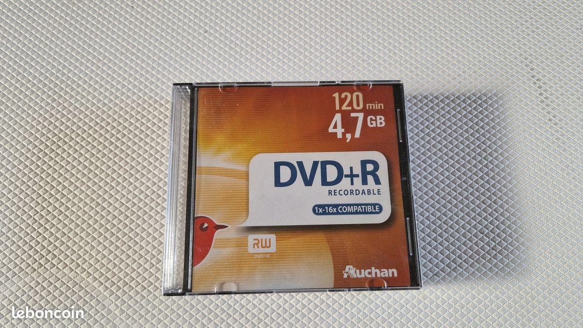 Pack 5 DVD R 4,7GB neuf non déballé (image 1)