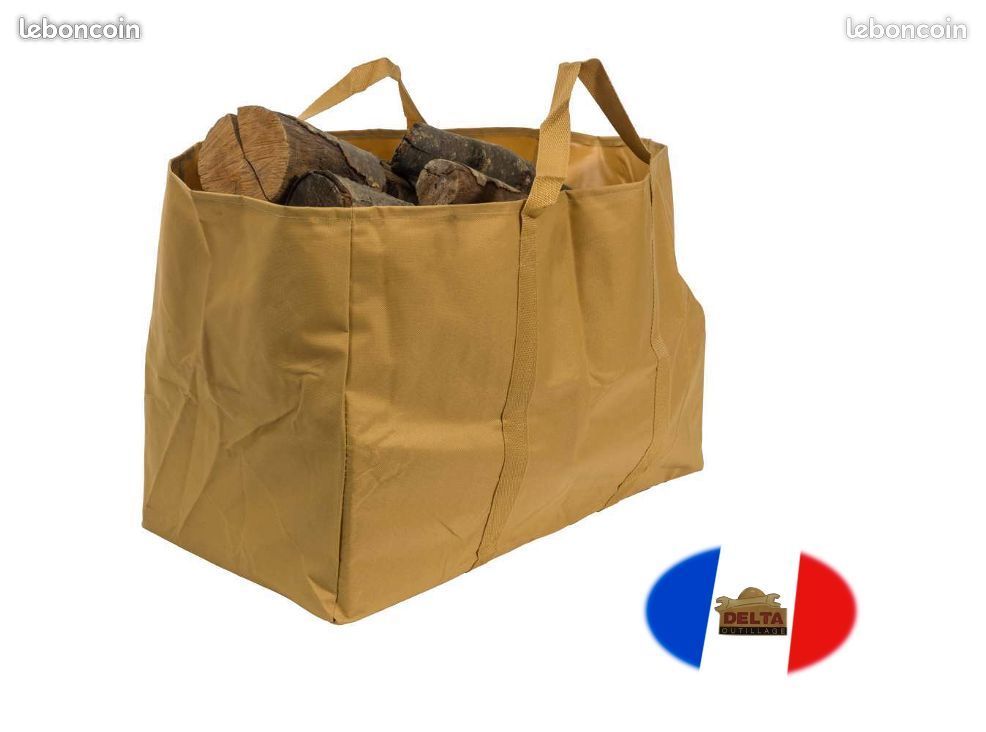 Sac à Bûche Cheminée Porte Bûches et Rangement Bois Chauffage NEUF