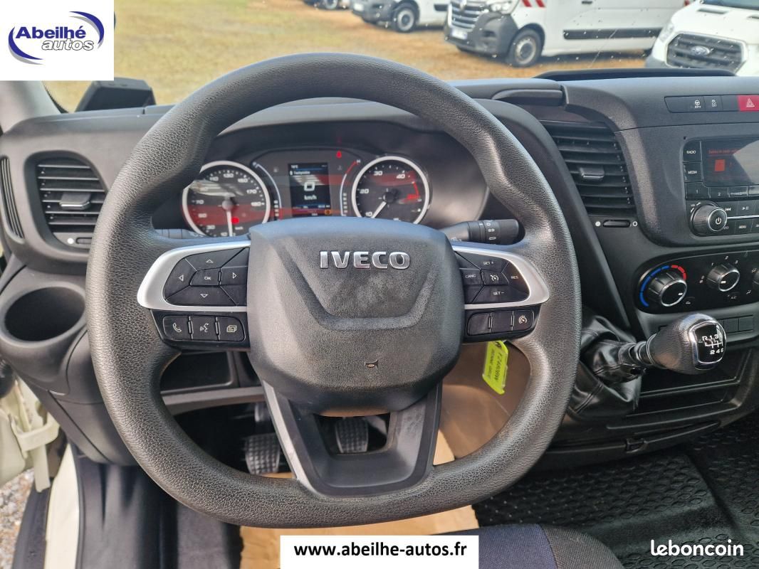 Iveco Daily CHASSIS CABINE 35C14 BENNE +GRUE (image 16)
