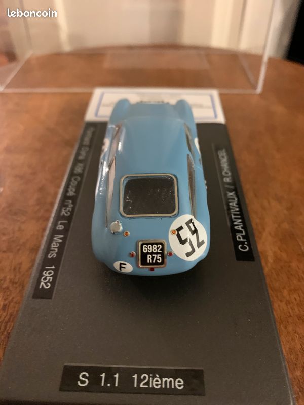 Panhard Monopole X86 #52 – 24H Du Mans 1952, 1/43 GCAM Edition Limitée