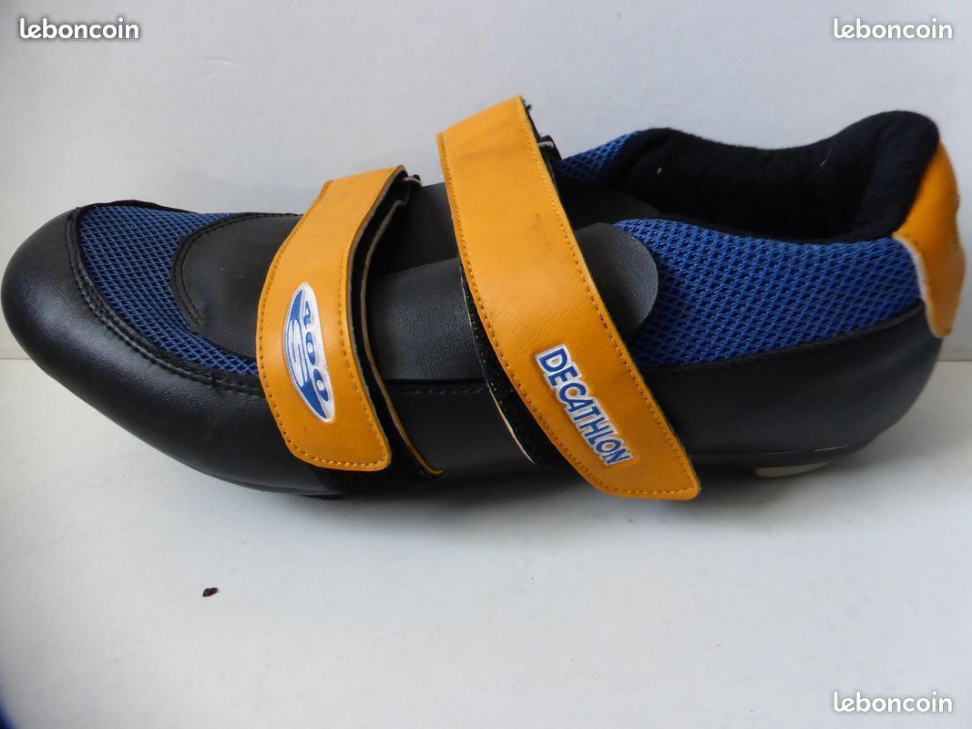 Chaussures De Cyclisme Kescoo Peloton - Homme 42 - Noir/Bleu - Compatibles Peloton