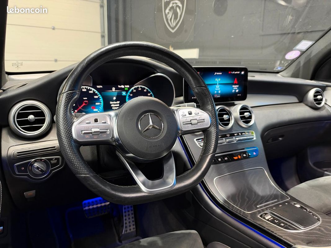 Mercedes Benz GLC COUPE 300 E 4MATIC 320 CV AMG LINE PHASE 2 TOIT OUVRANT - BURMESTER - (image 5)