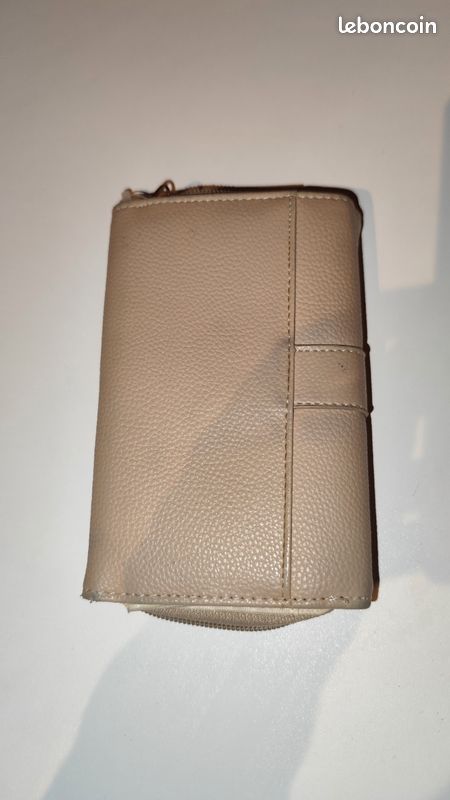 Portefeuille Beige & Paille Tressée (image 2)