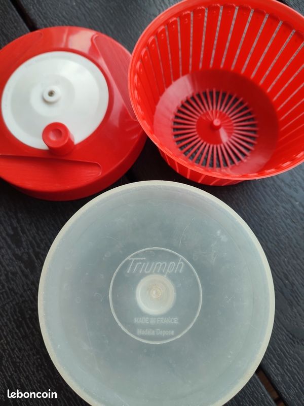Oxo 1102100 Mini Essoreuse à Salade Diam 20 cm Transparente