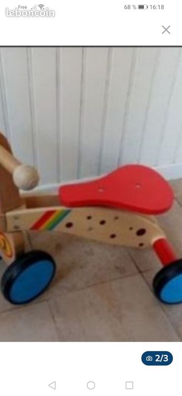 Porteur bois 4 roues (image 3)