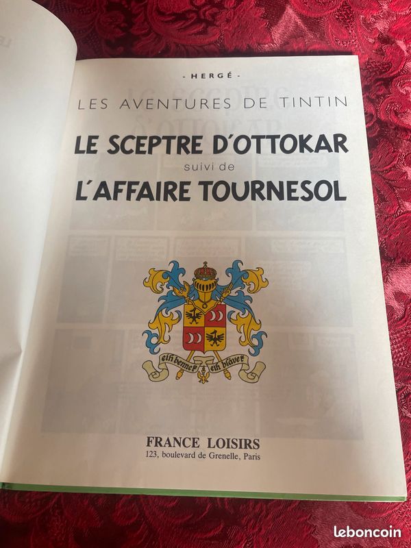 Tintin sceptre ottokar & affaire tournesol bd (image 5)
