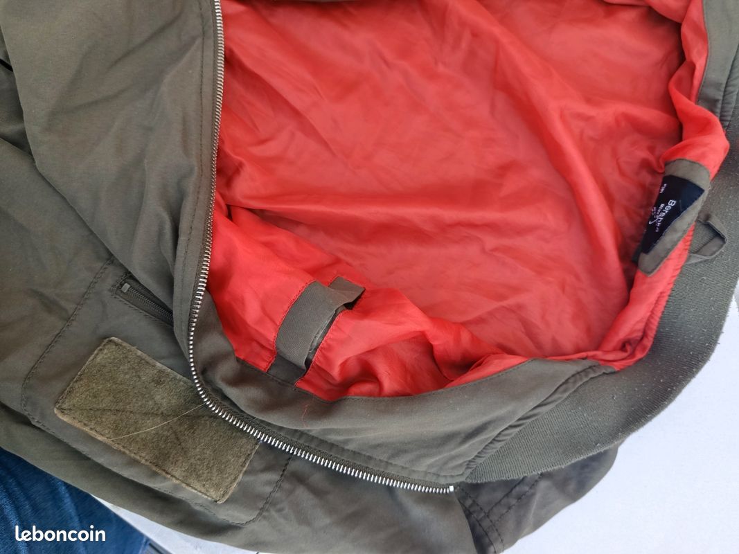 Veste kaki style aviateur (image 4)