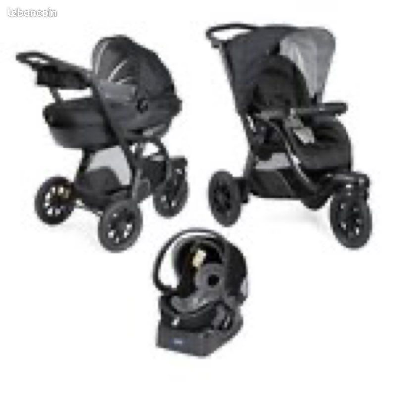 Chicco Trio Activ3 Poussette Roues CombinÃ© En Chicco Activ3
