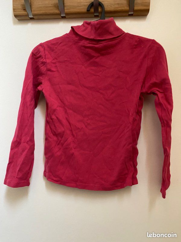 Sous pull rose 8 ans (image 2)