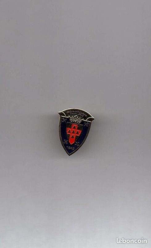 Insigne 2e Cuirassiers – Cavalerie – AFN – Original – Années 50-60