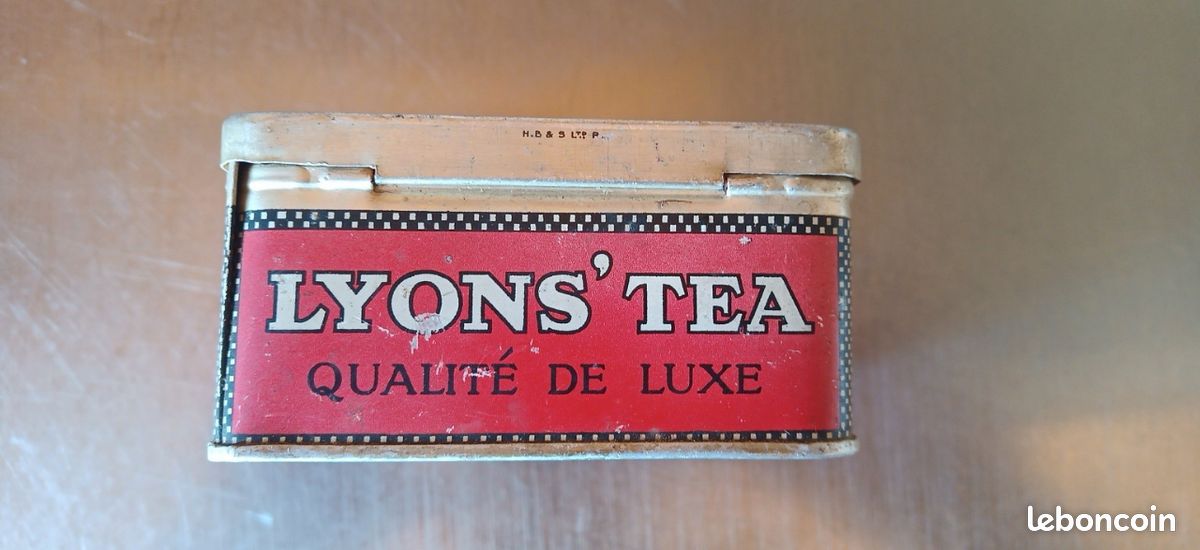 RARE ANCIENNE BOÎTE tôle tour à système biscuit DE BEUKELAER 1910