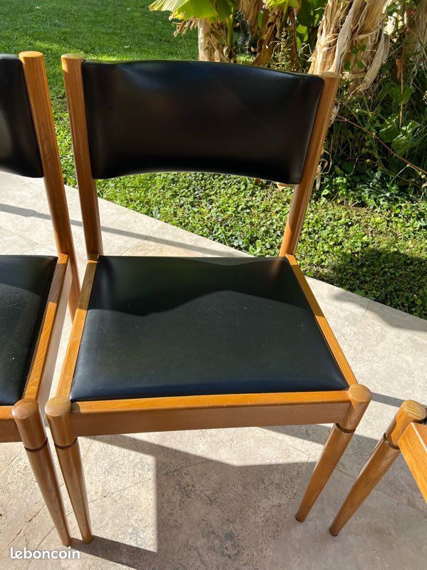 Lot de 6 chaises vintage année 70 (image 3)