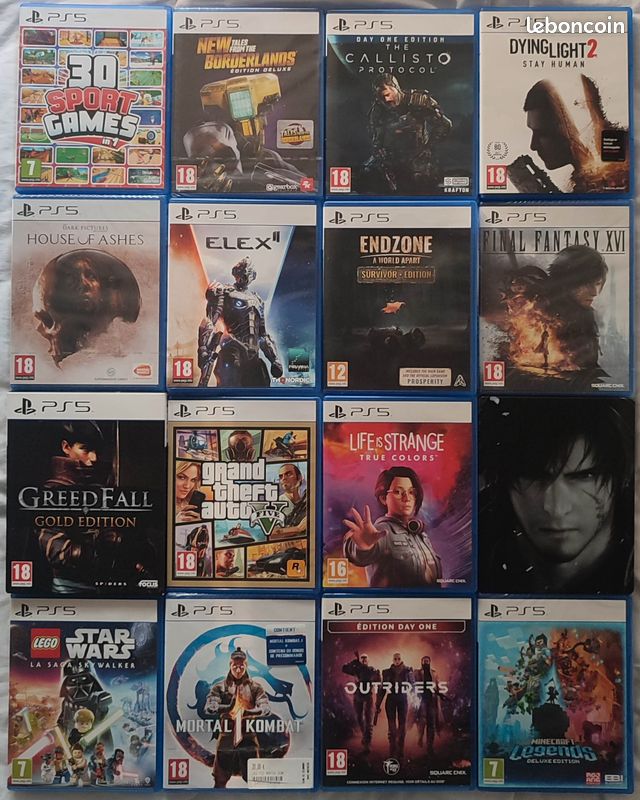 Jeux de PS5 (image 1)