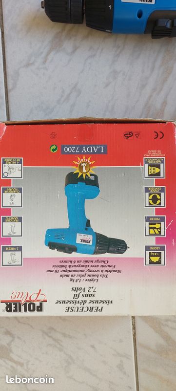 Visseuse -Deviseuse sans fil Power Plus LADY 7200 – 7,2 V (image 4)
